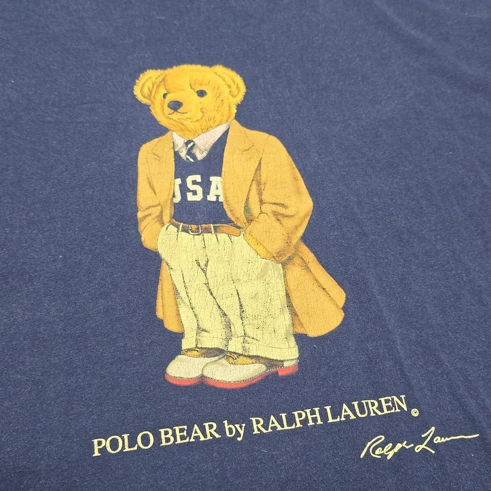 Vtg Ralph Lauren Bear Shirt - Picture 2 of 7